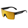 Locked In Eye Shield - Black w Orange Lense