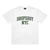 DROPSHOT VARSITY WHITE BOX TEE | DROPSHOT